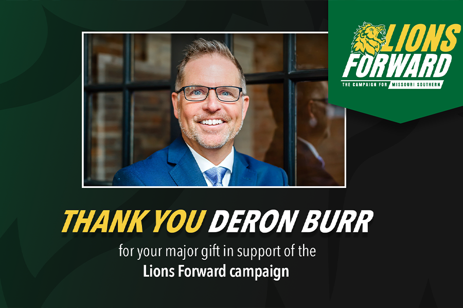 Deron Burr Provides Impactful Gift to Lions Forward Campaign